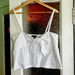 J. Crew Tie-Front Tank Top